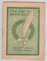 Vem har skrivit det &Ouml;ver 200 skaldeord och dess ursprung  Allers Familj-Journals nr:5 1925