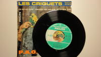 1961 EP Philips 432.555 BE inkl Les criquests, Beau cha cha, Ca mfait rire och Encore une souris