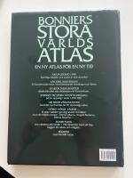 Bonniers stora v&auml;rldsatlas [Kartografiskt material]