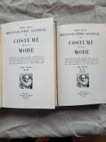 Bibliographie g&eacute;n&eacute;rale du costume et de la mode. ... Tome premier. A-M. [... Tome second. N-Z. Tables]
