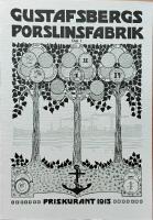 Gustafsbergs Porslinsfabrik. Priskurant 1913 Del 1.
