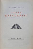 Stockholms bryggeriers historia I-IV