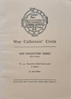 Map Collectors' Series 52. Decorative initial letters used in atlases