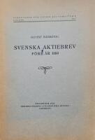 Svenska aktiebrev f&ouml;re &aring;r 1880
