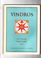 Vindros litter&auml;r kalender 1947