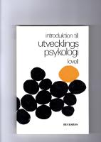 Introduktion till utvecklingspsykologi