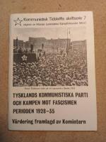 Tysklands kommunistiska parti och kampen mot fascismen perioden 1928-35