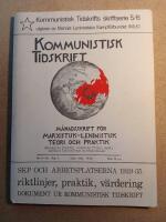 SKP och arbetsplatserna 1929-35