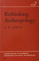 Rethinking anthropology