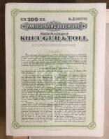 Kreuger & Toll aktiebrev (Participating Debenture) 100 kr