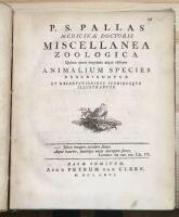 Miscellanea Zoologica quibus novae imprimis atque obscurae animalium species describuntur et observationibus iconibusque illustrantur