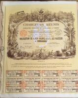 Aktiebrev/Stock certificate Chargeurs Reunis Compagnie Francaise de Navigation a Vapeur 1000 fr