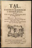 Tal om fostrets sjukdomar i moderlifvet; h&aring;llit f&ouml;r Kongl. Vetenskapsacademien... 13 October 1750