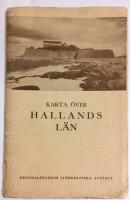 Karta över Hallands Län
