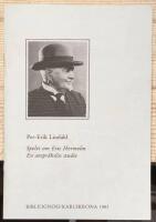 Spelet om Eric Hermelin : en anspr&aring;ksl&ouml;s studie