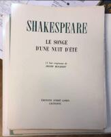 Shakespeare - Le songe d'une nuit d'&eacute;t&eacute;. 11 bois originaux 