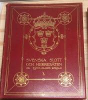 (Östergötland//Blekinge/Östergötland) Svenska slott och herresäten vid 1900-talets början.
