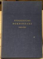 Stockholms bokbindare 1460-1880, del I