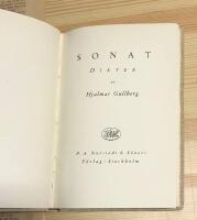 Sonat. Dikter