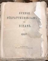 Svensk F&ouml;rfattningssamling med Bihang 1897