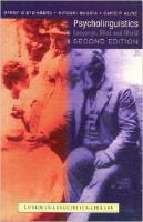 Psycholinguistics Language, Mind and World