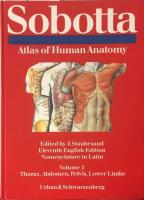 Sobotta Atlas of Human Anatomy Volume 2
