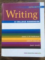 Writing : a college handbook