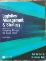 Logistics management & strategy