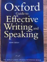 Oxford guide to effective writing and speaking