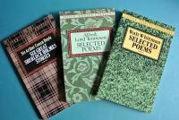 3 B&ouml;cker - Selected Poems Walt Whitman, Selected poems Alfred Lord Tennyson, Six great Sherlock Holmes stories Sir Arthur Conan Doyle