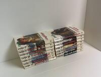 Raija 1-40 (KOMPLETT): 1. Fr&auml;mmande f&aring;gel. 2. Brustna vingar. 3. Huldreplatsen. 4. Fogdens brud. 5. Huset vid havet. 6. Frihetens bojor. 7. Skeppet fr&aring;n &ouml;st. 8. Trollkvinna. 9. Rotl&ouml;s. 10. Tidevarv. 11. Under fr&auml;mmande himmel. 12. Vildrosor. 13. Fadersarvet. 14. I skuggan av Raija. 15. Blodsp&aring;r &ouml;ver vidderna. 16. Farliga flammor. 17. Vingklippt. 18. D&ouml;dens s&auml;ndebud. 19. &Ouml;desnatten. 20. Frostn&auml;tter. 21. I sorgens skuggar [skuggor]. 22. Mannen med masken. 23. Guldf&aring;geln. 24. I fr&auml;mmande fotsp&aring;r. 25. Myteriet. 26. Fredsl&ouml;s. 27. Tsarinnan. 28. Schamanens dotter. 29. V&auml;gen hem. 30. I n&ouml;d och lust. 31. Annan mans kvinna. 32. Sommarlandets skuggor. 33. Dr&ouml;msyner. 34. I v&auml;sterled. 35. Himmelsbarnet. 36. Genom t&aring;rar. 37. Redarens son. 38. Flyttf&aring;geln. 39. Det gula ljuset. 40. F&aring;gelns flykt.