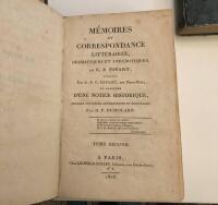M&eacute;moires et Correspondance Litt&eacute;raires, Dramatiques et Anecdotiques vol. 1+2+3