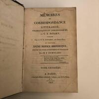 M&eacute;moires et Correspondance Litt&eacute;raires, Dramatiques et Anecdotiques vol. 1+2+3