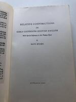 Relative constructions in early sixteenth century English
