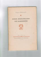 Boken, bokhandlaren och allm&auml;nheten