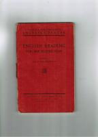 English reading for the second year