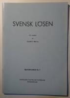 Svensk l&ouml;sen; Specialhandbok N:r 1
