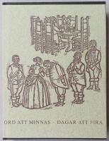 Ord att minnas - dagar att fira