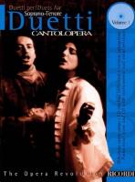 Cantolopera: Duetti Vol. 1 (Soprano E Tenore) Per Due Voci E Pianoforte +CD 