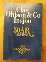 Clas Ohlson & Co Insj&ouml;n 50 &aring;r 1918-1968