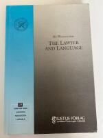 The lawyer and language