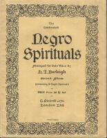 The celebrated Negro Spirituals