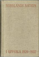 Norrlands nation i Uppsala 1929.1937