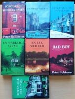 PETER ROBINSON -paket, En f&ouml;rgiftad man, Roten till det onda, Bad Boy, F&ouml;r&ouml;dande konsekvenser, En m&auml;rklig aff&auml;r, En lek med eld, Efter alla &aring;r av saknad