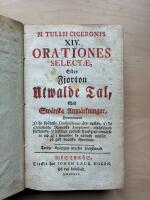 M. Tullii Ciceronis XIV. orationes select&aelig;, eller Fjorton utwalde tal, med sw&auml;nska anm&auml;rkningar, hwarutinnan 1) de sw&aring;raste constructioner &auml;ro upl&ouml;ste, 2) de f&ouml;refallande romerske antiquiteter tilr&auml;ckeligen f&ouml;rklarade, 3) &aring;tskillige : politiske konstgrep anm&auml;rkte och 4) i synnerhet de n&auml;ttaste tales&auml;tt p&aring; god sw&auml;nska &ouml;fwersatte. Tredje uplagan mycket f&ouml;rb&auml;ttrad. Wester&aring;s, tryckte hos Johan Laur. Horrn. P&aring; desz bekostnad. MDCCXCV.