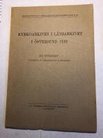 KYRKOARKIVEN I L&Auml;NSARKIVET I &Ouml;STERSUND 1939. En &ouml;versikt.