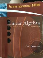 Linear algebra with applications