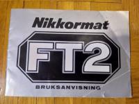 Nikkormat FT2 Bruksanvisning