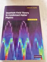 Quantum Field Theory in Condensed Matter Physics
