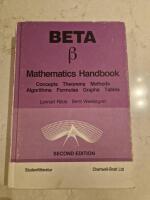 Beta : mathematics handbook : concepts, theorems, methods, algorithms, formulas, graphs, tables